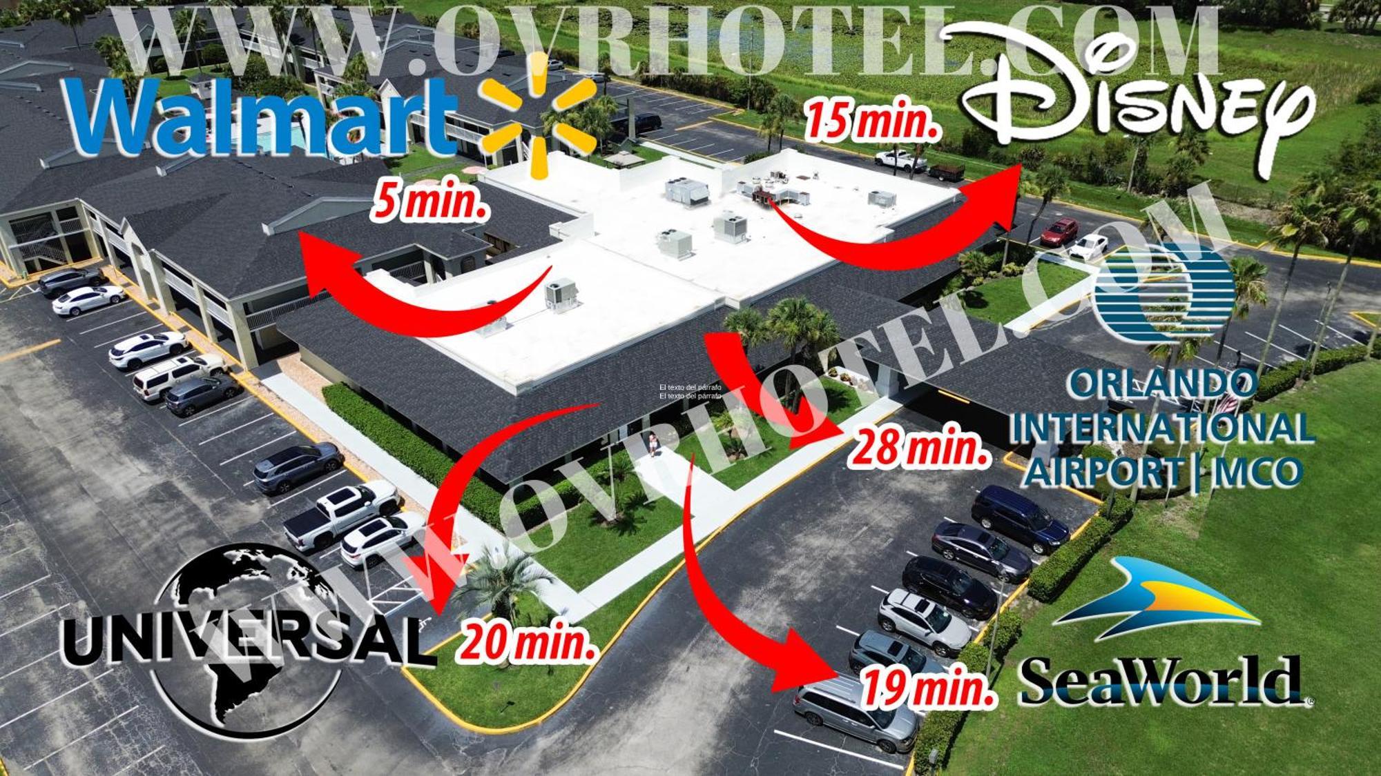 Hotel Room Near Disney 4 People 키시미 외부 사진